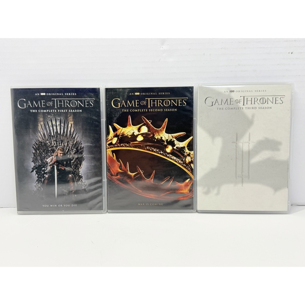Game of Thrones The Complete Seasons 1 2 3 DVD Box Sets HBO Series 1-3